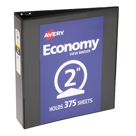 Economy View 3 Ring Binder, 2 in Ring MPN:05781