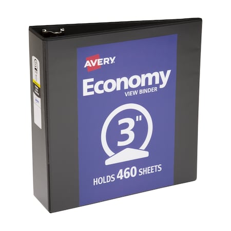 Economy View 3 Ring Binder, 3 in Ring MPN:05891