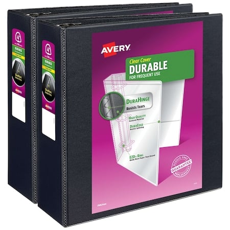 Binders, Durable Clear View 3 Ring, PK2 MPN:09204