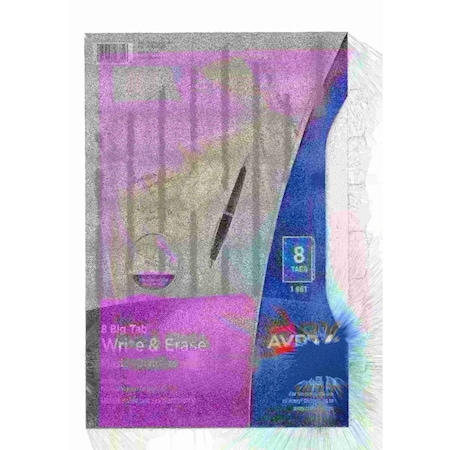 Big Tab Write and Erase Durable Plastic MPN:16371
