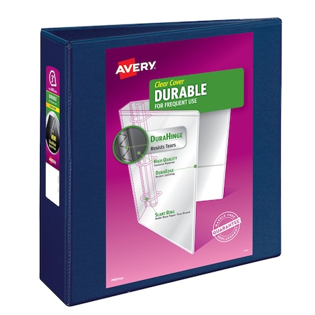 Durable View 3 Ring Binder, 3 in Ring MPN:17044