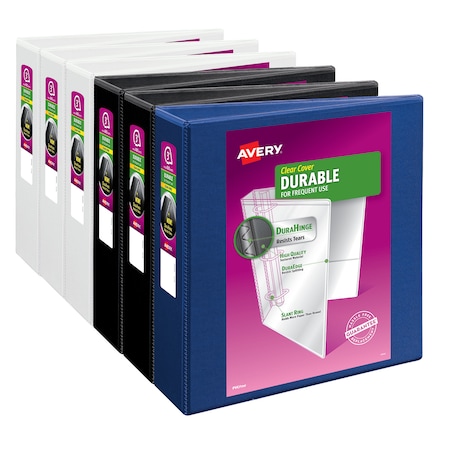 Durable View 3 Ring Binder, 3