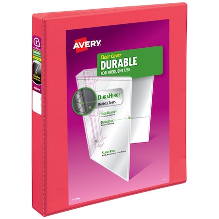 Durable View 3 Ring Binder, 1 in Ring MPN:17293