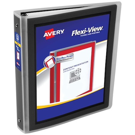 Flexi-View 3 Ring Binder, 1.5 in Ring MPN:17637