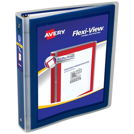 Flexi-View 3 Ring Binder, 1.5 in Ring MPN:17638