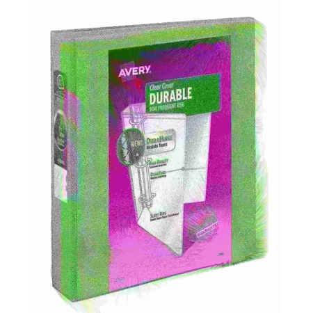 Durable View 3 Ring Binder, 1.5