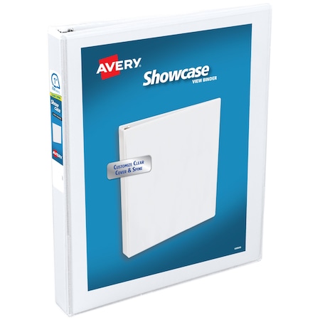 Binders, White Economy View 3 Ring, PK4 MPN:22343