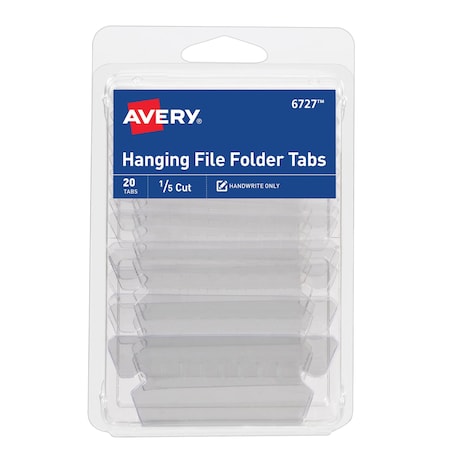 Hanging File Folder Tabs and Inser, PK20 MPN:6727