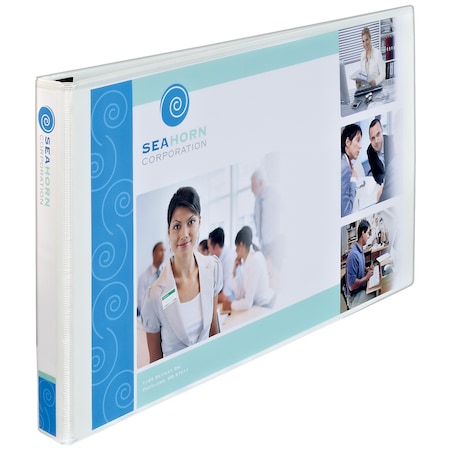 Heavy-Duty View 3 Ring Binder, 1 in Slant MPN:72124