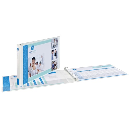 Heavy-Duty View 3 Ring Binder, 3 in Slant MPN:72127