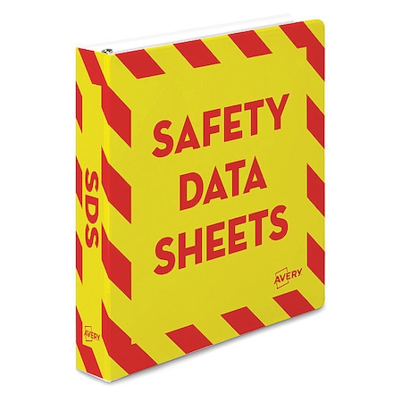 Heavy-Duty Industrial SDS Binder, 1-1/2