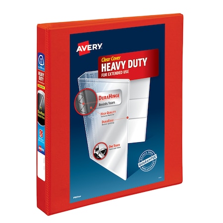 Heavy-Duty View 3 Ring Binder, 1 In Ring MPN:79170