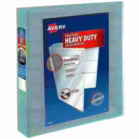 Heavy-Duty View Binders, Mint, 1.5