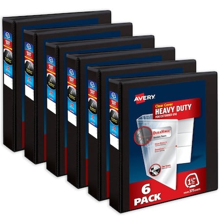 Binder, Heavy-Duty View 3 Ring, PK6 MPN:79277