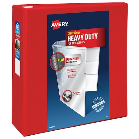 Heavy-Duty View 3 Ring Binder, 4 In Ring MPN:79326