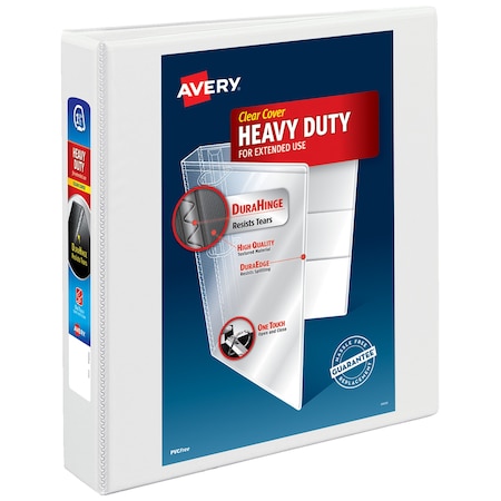 Binder, Heavy-Duty View 3 Ring, 1.5 in MPN:79372