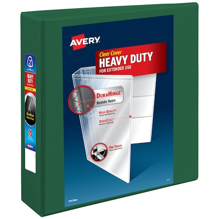 Heavy-Duty View 3 Ring Binder, 2 in MPN:79683
