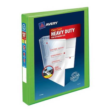 Heavy-Duty View 3 Ring Binder, 1 in MPN:79770