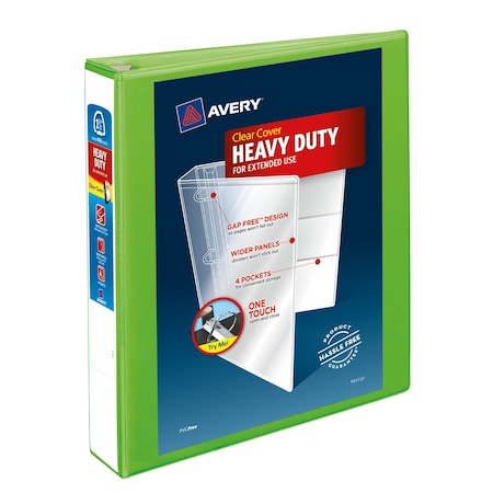 Heavy-Duty View 3 Ring Binder, 1.5 in MPN:79773
