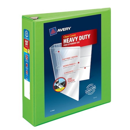 Heavy-Duty View 3 Ring Binder, 2 in MPN:79776