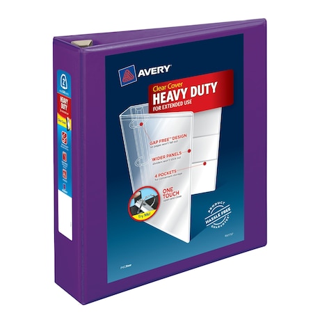 Heavy-Duty View 3 Ring Binder, 2 in MPN:79777