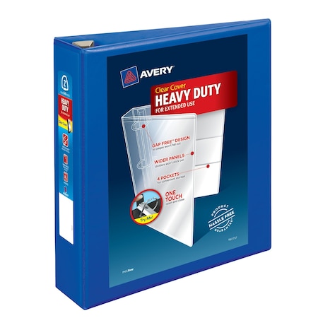 Heavy-Duty View 3 Ring Binder, 2 in MPN:79778