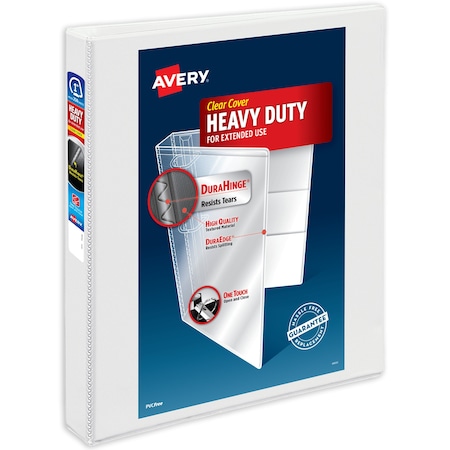 Heavy-Duty View 3 Ring Binder, 1 In MPN:79799