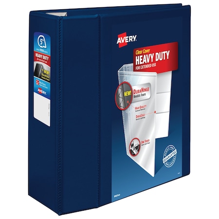 Heavy-Duty View 3 Ring Binder, 5 in MPN:79806