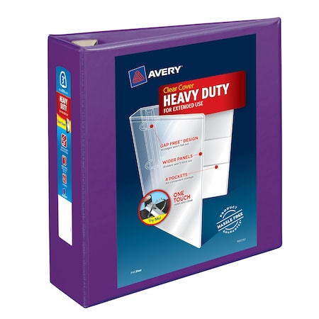 Heavy-Duty View 3 Ring Binder, 3 in MPN:79810
