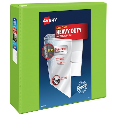 Heavy-Duty View 3 Ring Binder, 4 in MPN:79812