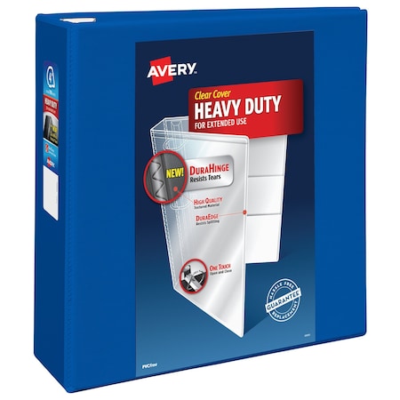 Heavy-Duty View 3 Ring Binder, 4 in MPN:79814