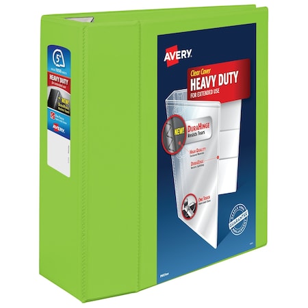 Heavy-Duty View 3 Ring Binder, 5 in MPN:79815