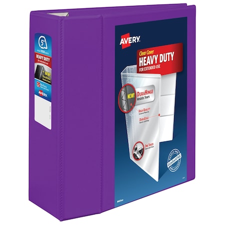 Heavy-Duty View 3 Ring Binder, 5 in MPN:79816