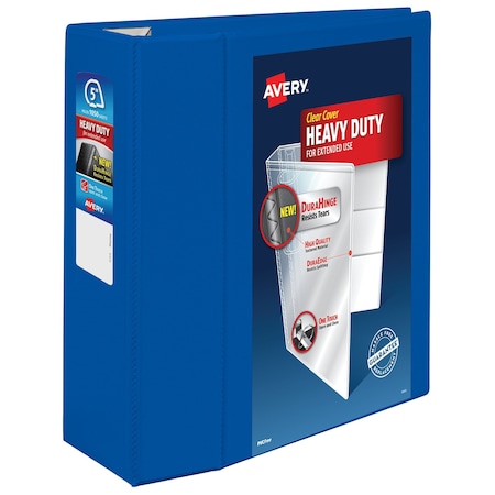 Heavy-Duty View 3 Ring Binder, 5 in MPN:79817