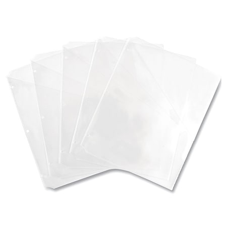 Pocket Folder, Clear, 11