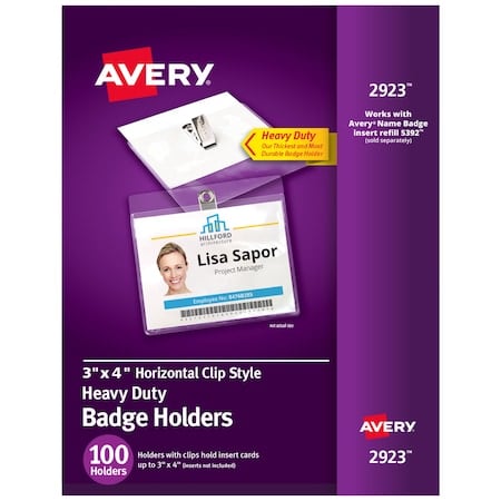 Clear Heavy-Duty Clip Style Landscape Ba MPN:2923