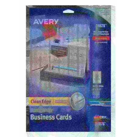 Clean Edge Business Cards, True Pr, PK90 MPN:28878