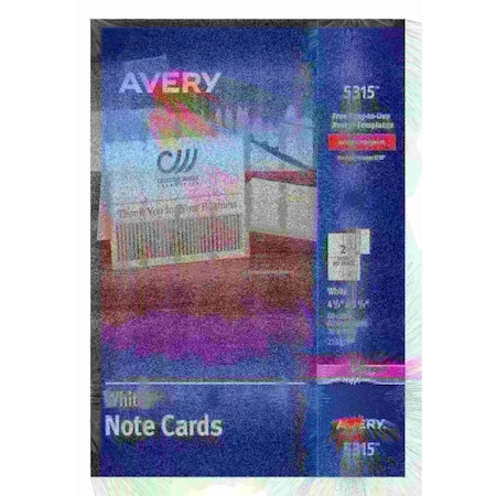 Printable Note Cards, Two-Sided Pr, PK60 MPN:5315