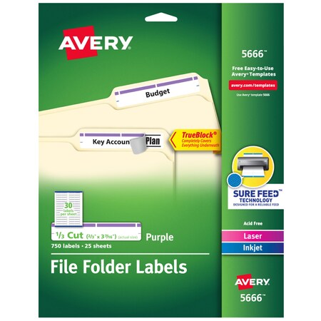 File Folder Label, 21/32