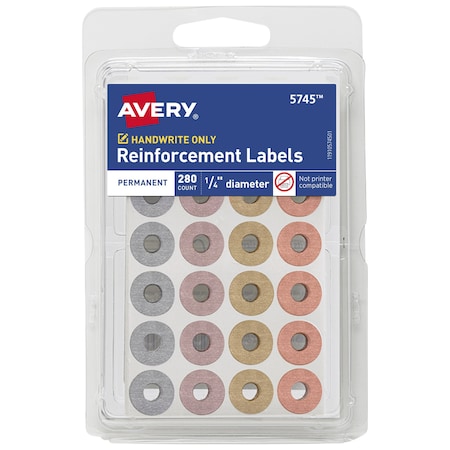 Fashion Reinforcement Labels, Ass, PK280 MPN:5745
