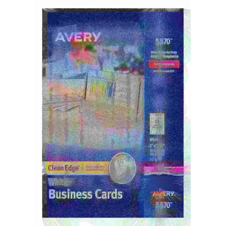 Clean Edge Business Cards, Uncoa, PK2000 MPN:5870