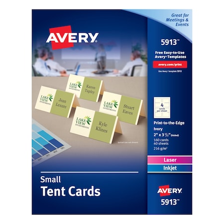 Cards, Uncoated, Ivory, PK160 MPN:5913