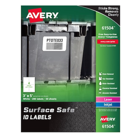 Surface Safe ID Labels, 3