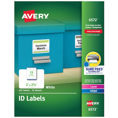 ID Labels, Sure Feed Technology, PK225 MPN:6572