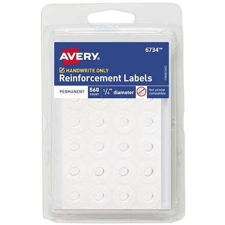 Self-Adhesive Reinforcement Label, PK560 MPN:6734