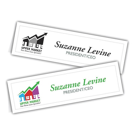 Medium Tent Cards, Embossed, Uncoat, PK100 MPN:7278205305