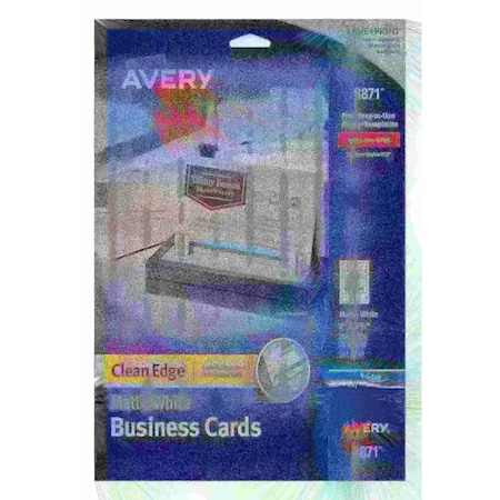 Clean Edge Business Cards, True P, PK200 MPN:8871