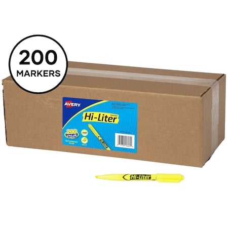 Hi-Liter Value Pack Pen-Style Hig, PK200 MPN:23825