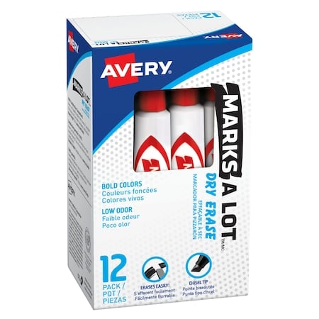 Marks A Lot Desk-Style Dry Erase Markers MPN:24407