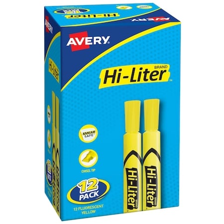 Hi-Liter Desk-Style Highlighters, PK12 MPN:98035